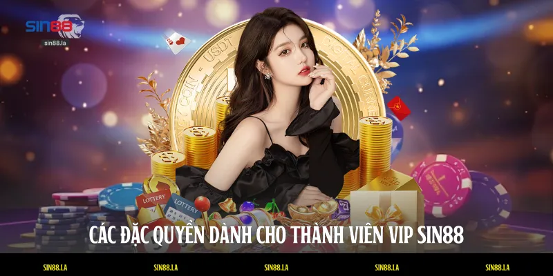 Các đặc quyền dành cho thành viên VIP SIN88